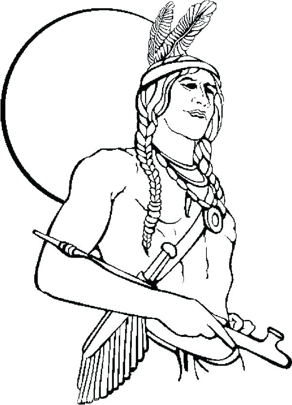 600x832 Native American Coloring Page Native Coloring Pages Printable