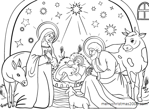 502x365 Download Free Printable Christmas Coloring Pages For Kids