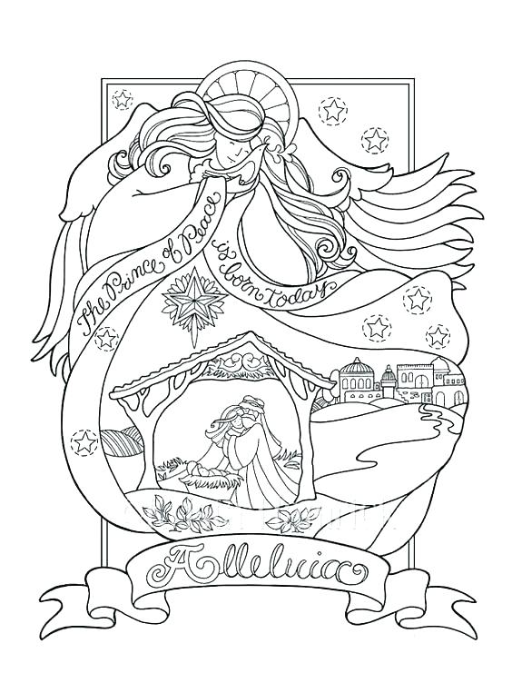 564x752 Nativity Coloring Pages Free Nativity Coloring Page Nativity