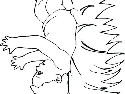 440x330 Nativity Coloring Pages Preschool Manger Page Free Baby Pictures