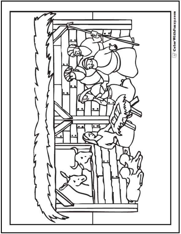 590x762 Preschool Christmas Coloring Pages Nativity Best Jesus Coloring