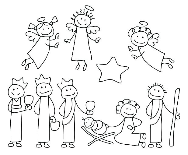 618x509 Free Nativity Coloring Pages Nice Free Nativity Coloring Pages