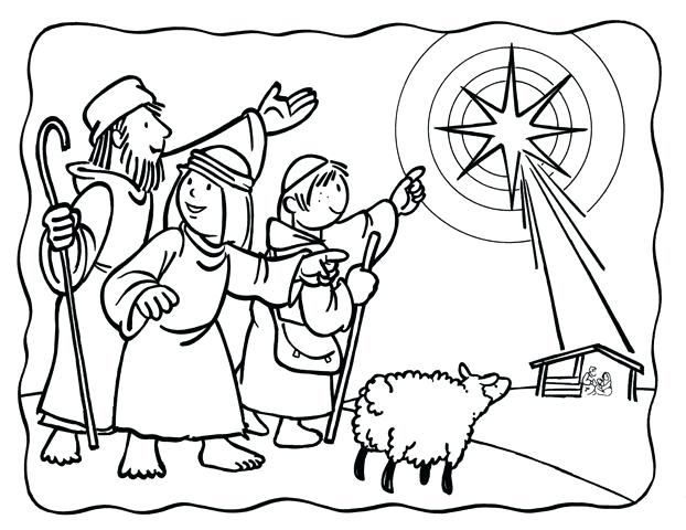 622x480 Christmas Star Coloring Pages Coloring Page Tree With Star