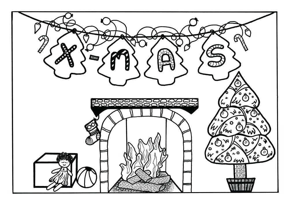 1000x713 Twas The Night Before Christmas Coloring Pages Twas The Night
