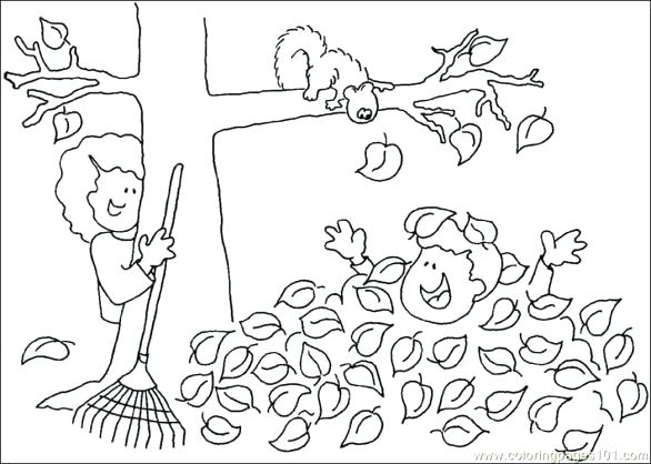 586x418 Fall Tree Printable Coloring Pages Kids Coloring Free Printable