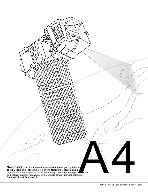 612x792 Coloring Book For Space Missions