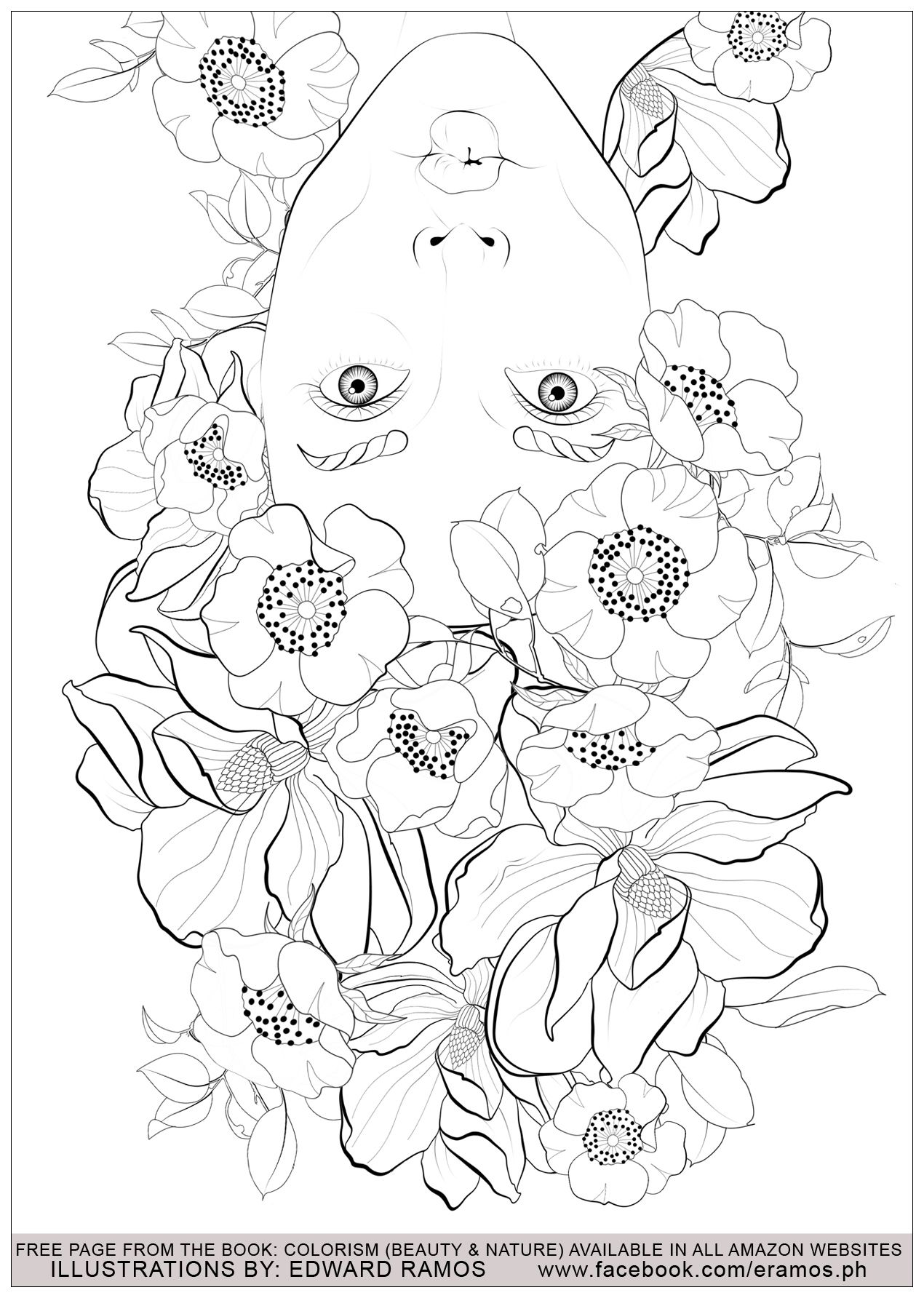 1270x1784 The Best Nature Coloring Pages For Adults Justcolor Pics
