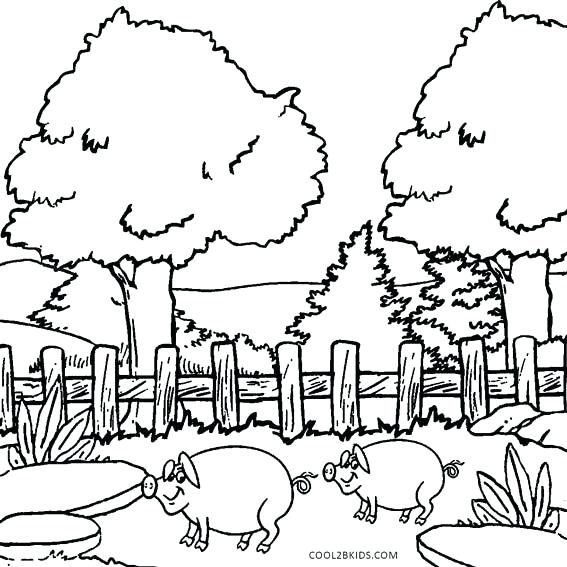 567x567 Nature Coloring Pages Free Printable Nature Coloring Pages Free