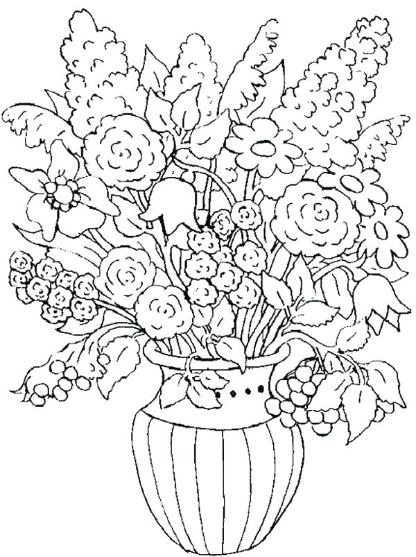 600x803 Nature Coloring Page Free Online Nature Coloring Pages Flower