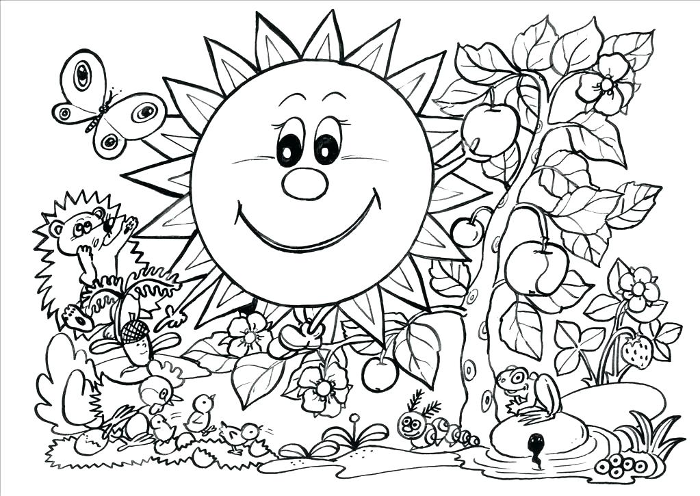 1023x725 Nature Coloring Pages
