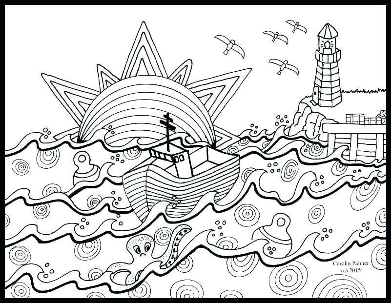 801x621 Deep Sea Coloring Pages Under The Sea Coloring Pages Under The Sea