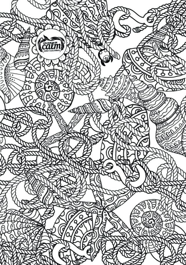 640x908 Nautical Coloring Pages Anchor Coloring Page Also Nautical