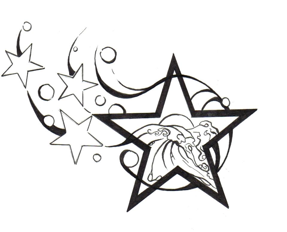 959x775 Nautical Star Coloring Pages Plain Design Star Coloring Pages