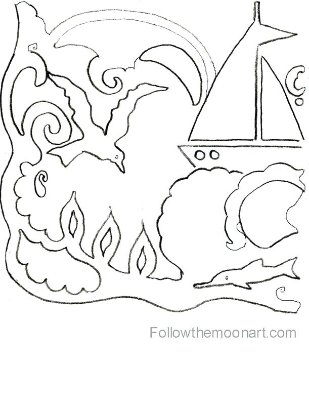 611x800 Nautical Coloring Pages