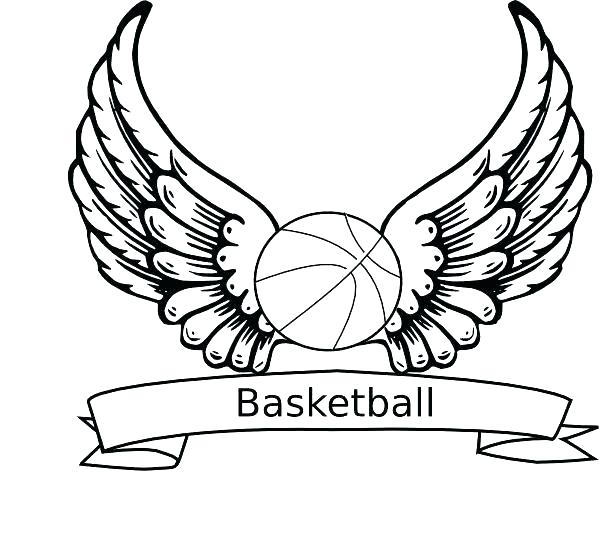 600x538 Nba Basketball Coloring Pages Basketball Coloring Sheets Kids