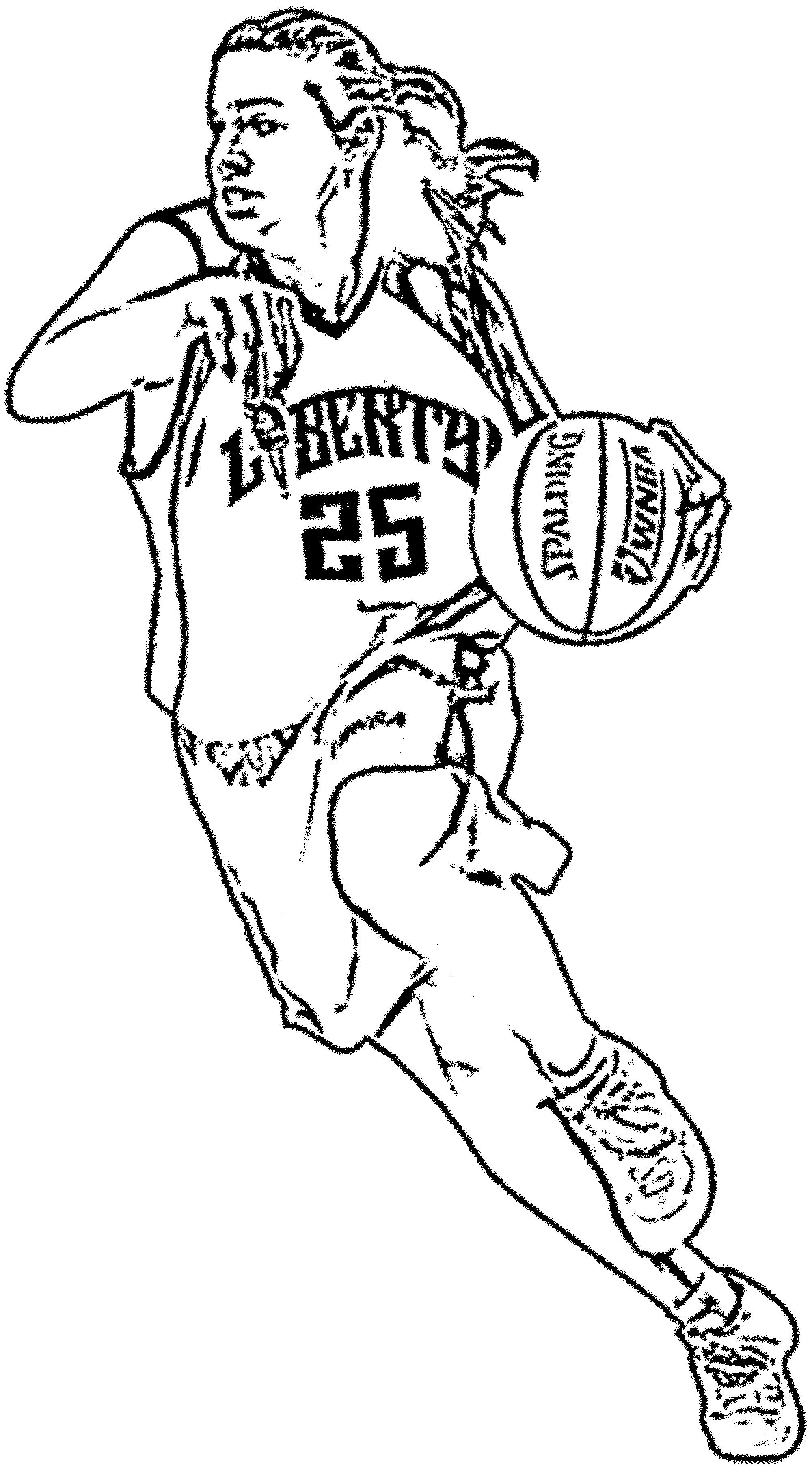 2000x3614 Nba Coloring Pages
