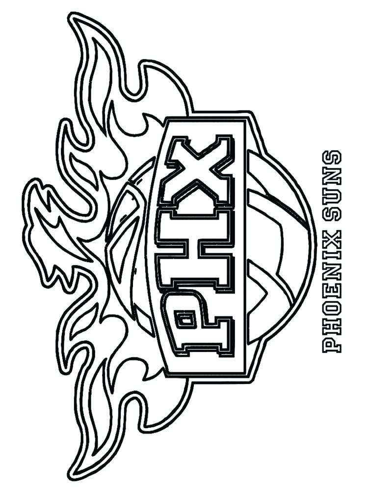 750x1000 Nba Logos Coloring Pages Team For Boys Free Printable Basketball