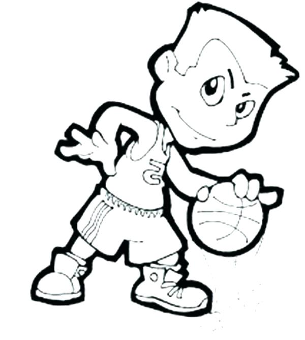 600x668 Basketball Coloring Page Coloring Page Cartoon Basketball