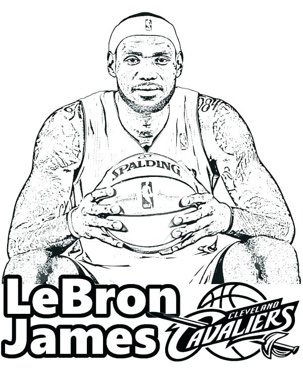 600x740 Nba Basketball Coloring Pages Basketball Coloring Sheets Kids