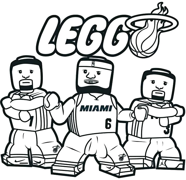 721x699 Nba Logo Coloring Pages
