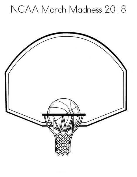 468x605 Free Printable March Madness Coloring Pages