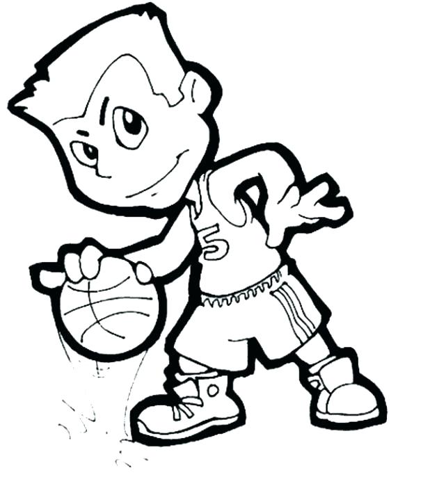 618x689 Ncaa Basketball Coloring Pages