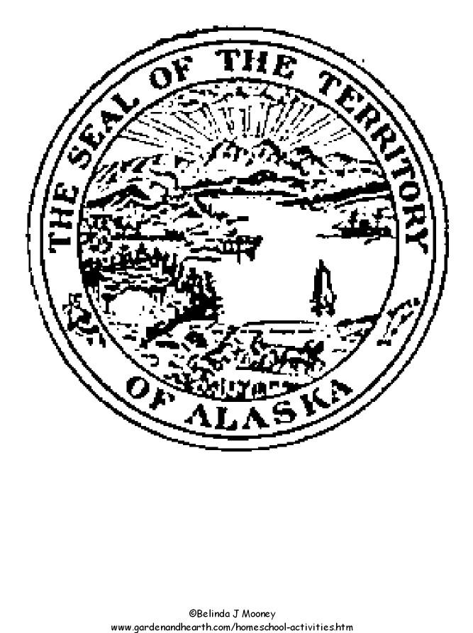 667x893 Alaska State Seal Coloring Page Many Interesting Cliparts