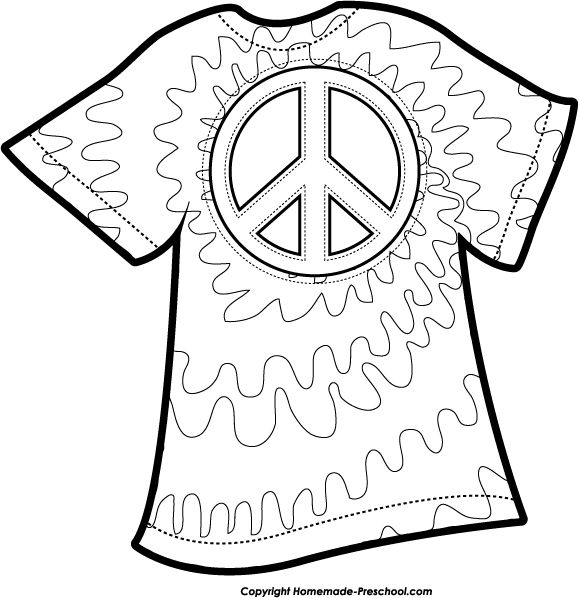 579x598 Tie Dye Coloring Pages