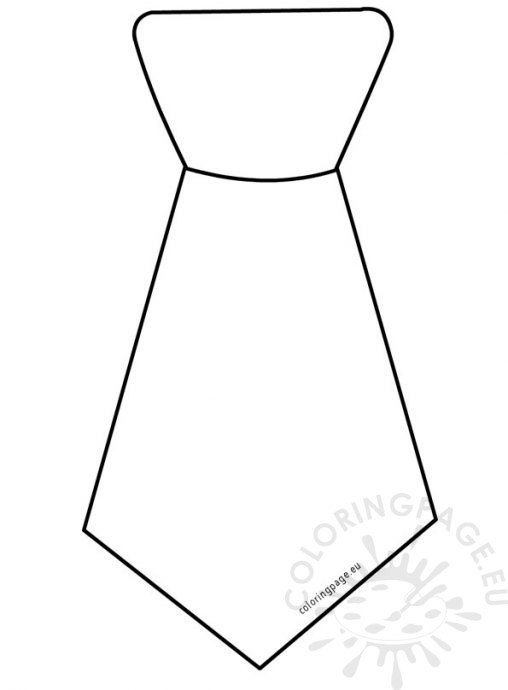 508x690 Fathers Day Tie Coloring Pages