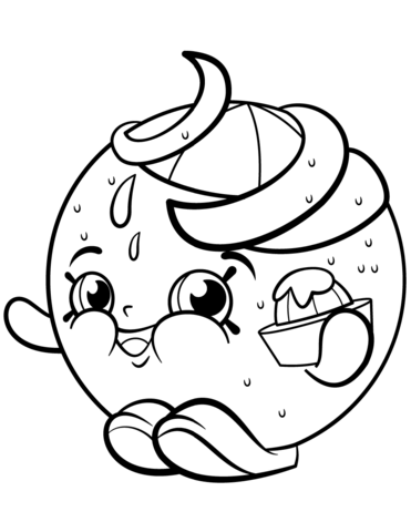 371x480 Juicy Orange Shopkin Coloring Pages
