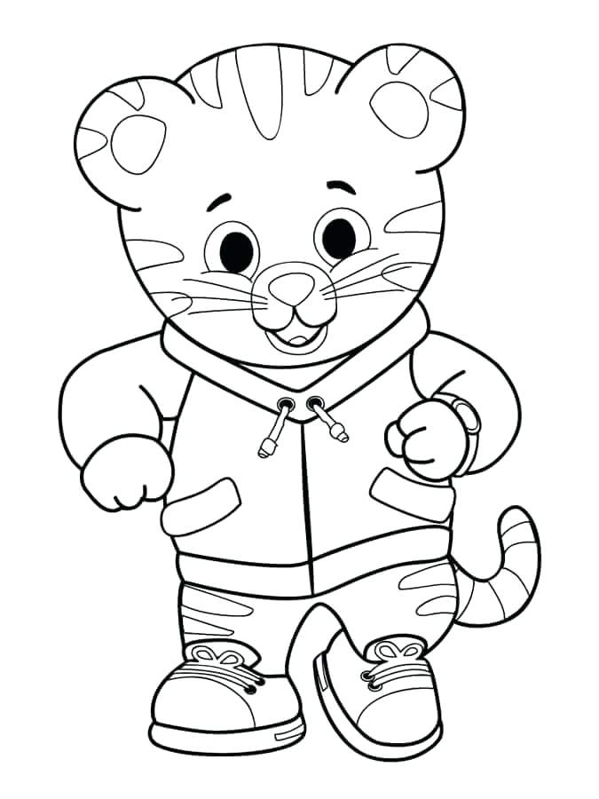 675x900 Daniel Tiger Coloring Pages Tiger Coloring Page Daniel Tigers