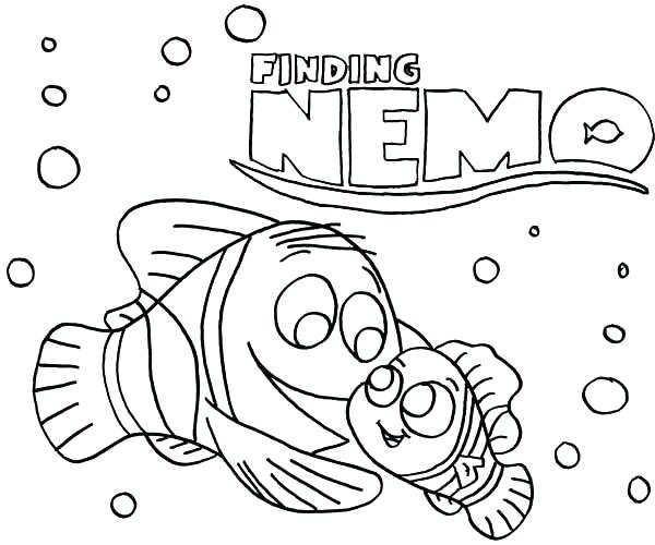 600x500 Finding Nemo Coloring Page Finding Ng Finding Ng P On Surprising