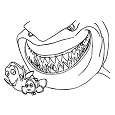 230x230 Finding Nemo Coloring Pages