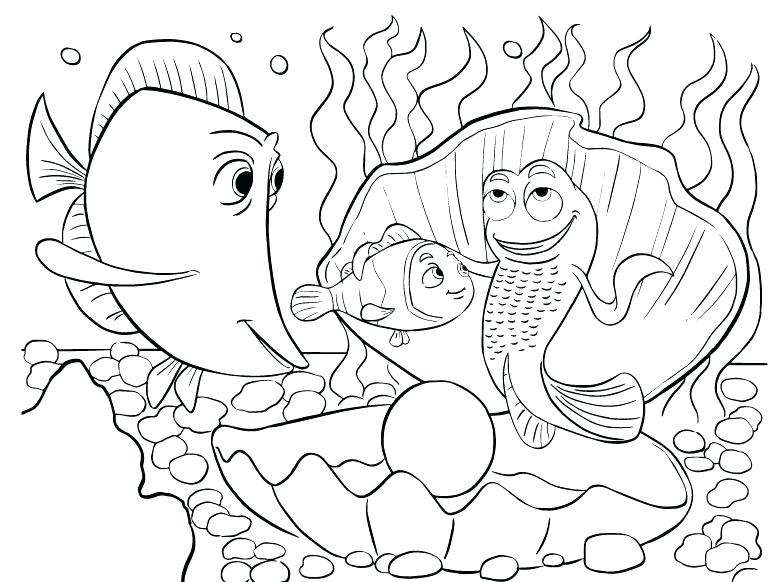 783x582 Coloring Pages Nemo Coloring Pages Finding Wants To Eat Dory