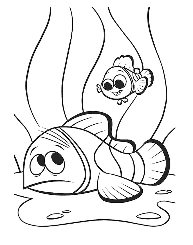675x857 Nemo Coloring Pages Coloring Kids