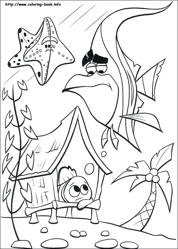 567x794 Finding Coloring Picture Coloring Book Finding Nemo Printable