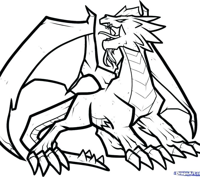 678x600 Dragon Art Coloring Pages Cool Dragon Coloring Pages Cool Dragon