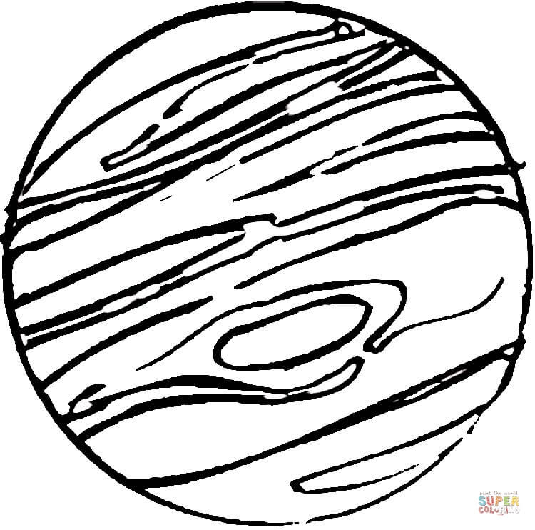 750x742 Jupiter Coloring Page Download And Printable