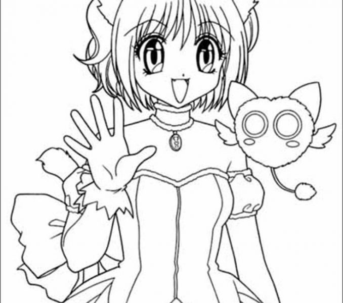 678x600 Anime Printable Coloring Pages Cute Anime Nerd Girl Coloring Pages