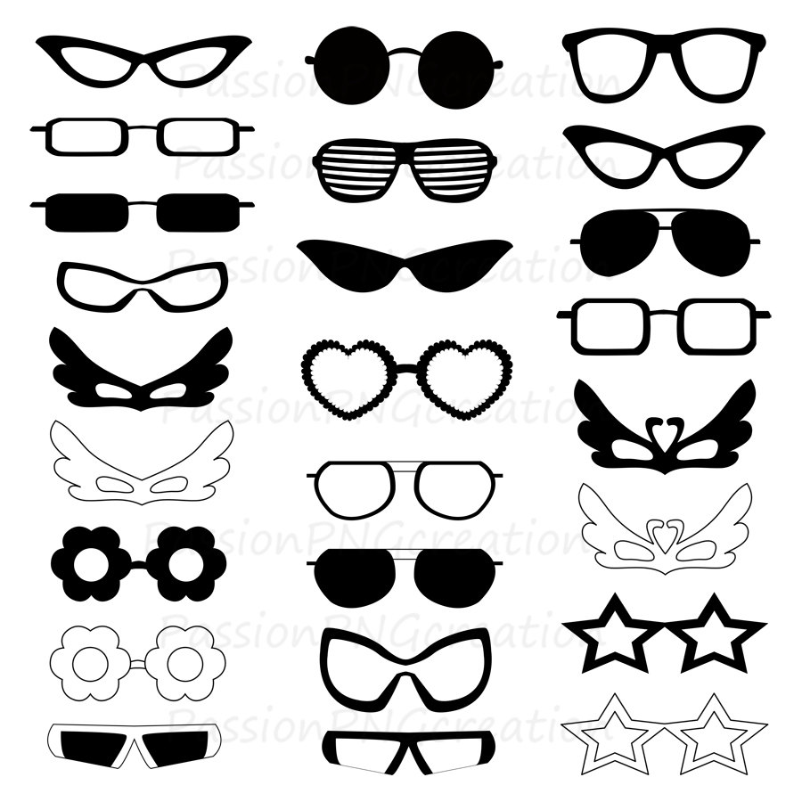 900x900 Goggles Clipart Cute Glass