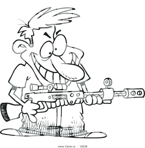 490x500 Gun Coloring Pictures Medium Size Of Gun Coloring Pages Lucky Page