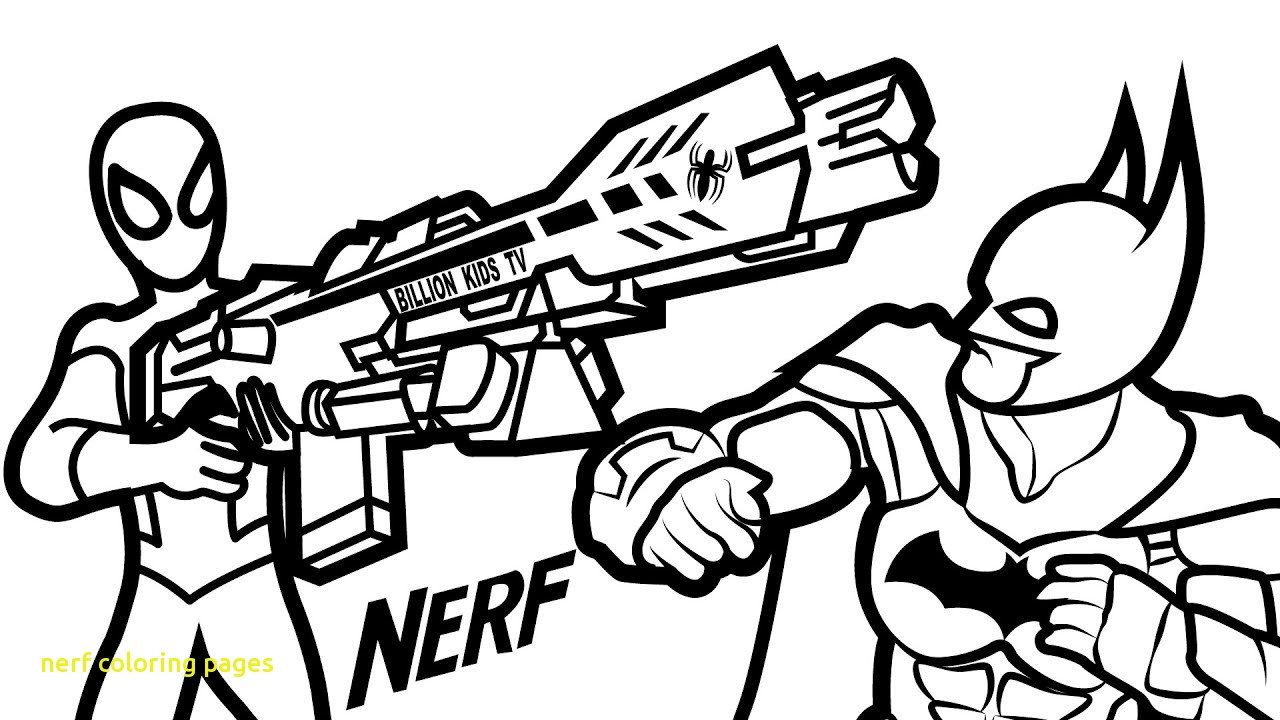 Nerf Target Coloring Pages Coloring Pages