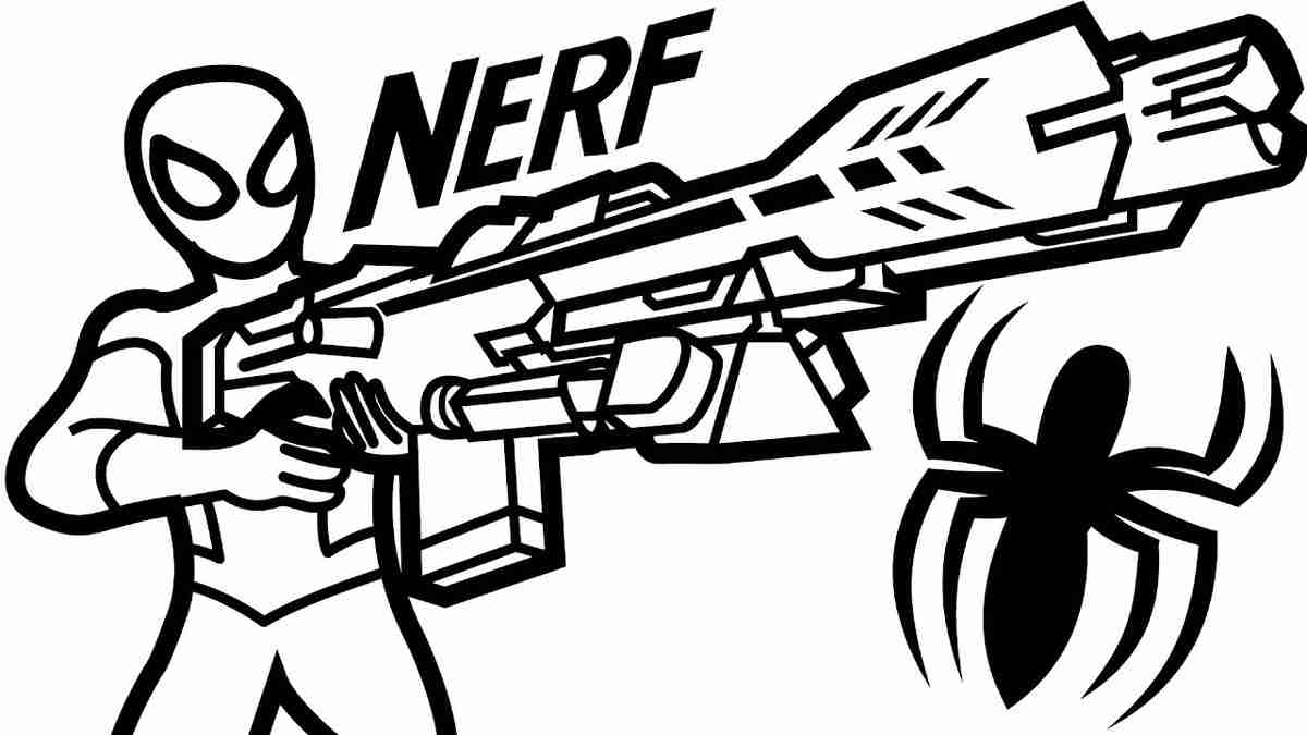 1200x675 Nerf Gun Coloring Pages Mesmerizing Olegratiy