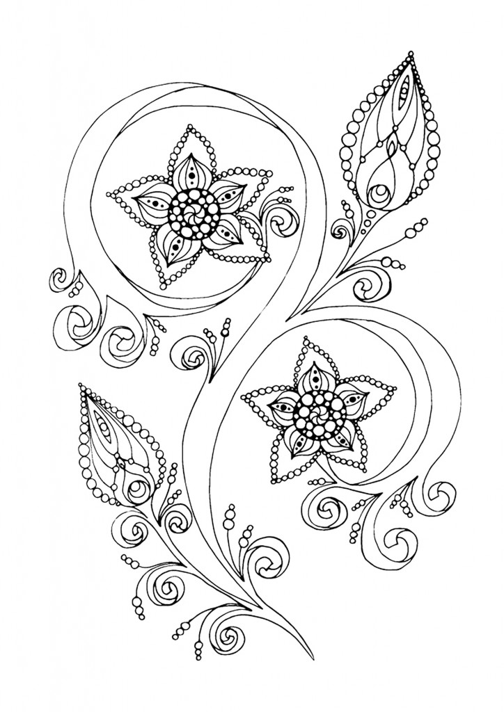 724x1024 New Anti Stress Adult Coloring Pages Inspired