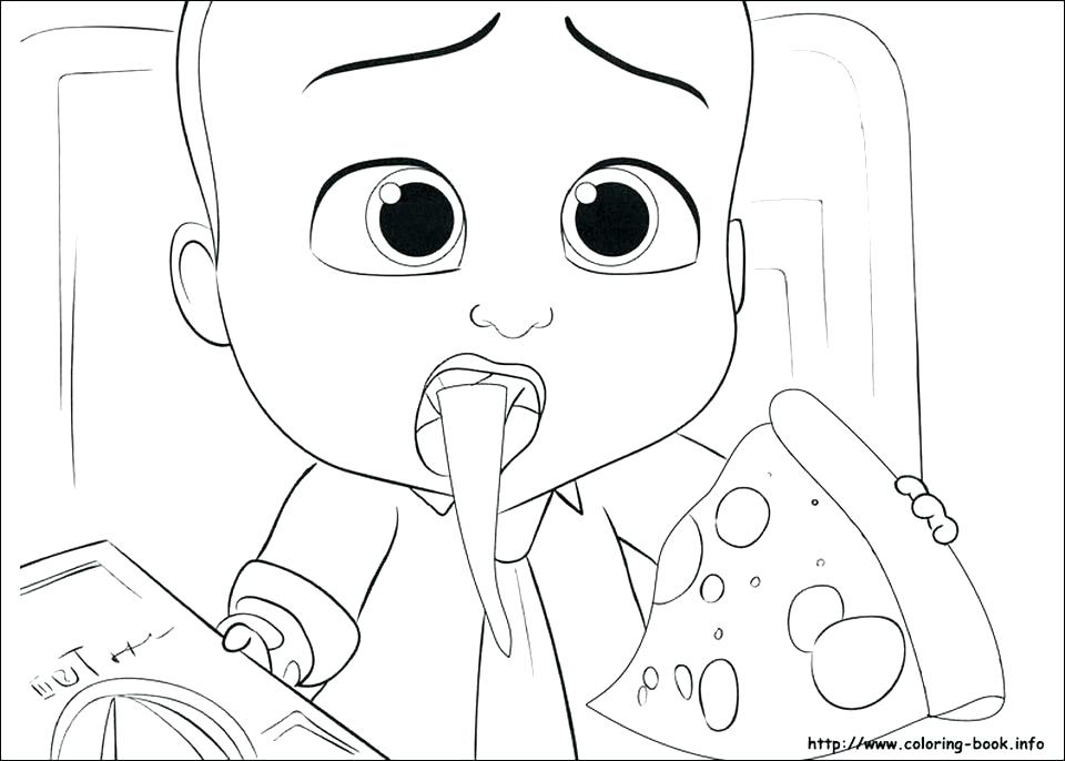 960x686 New Baby Coloring Pages Baby Coloring Pages Online Boss Baby
