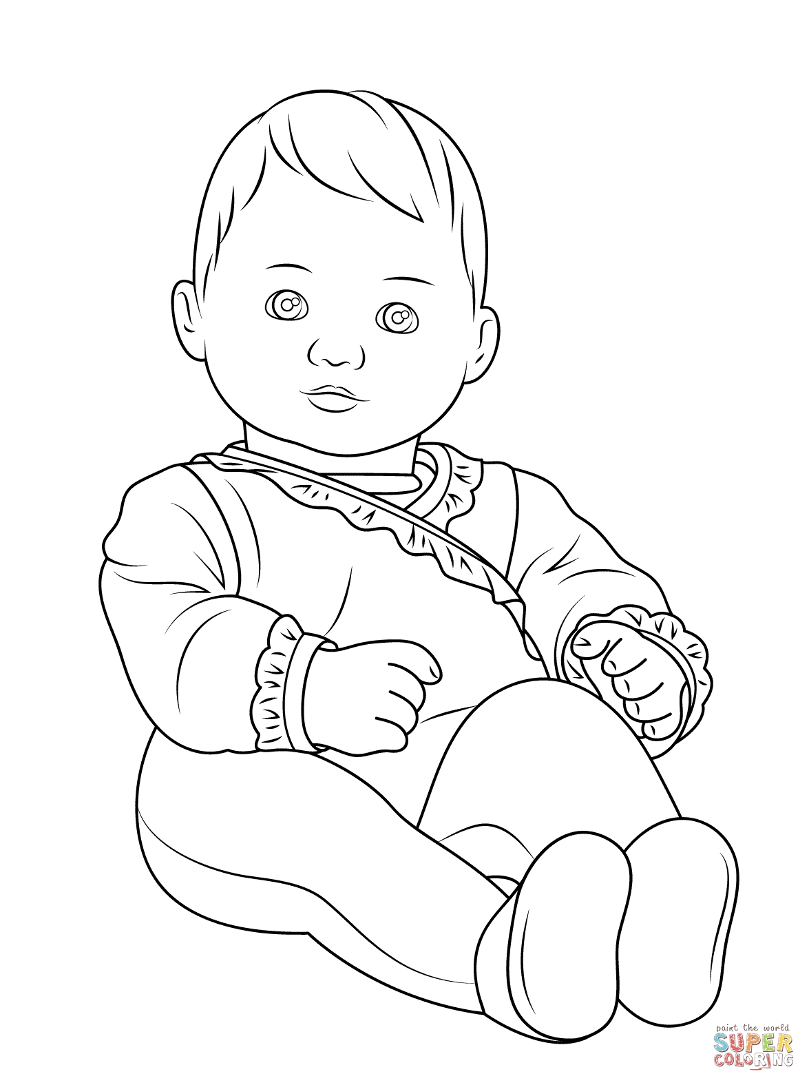 1175x1575 Awesome Baby Color Pages Free Coloring Pages Download