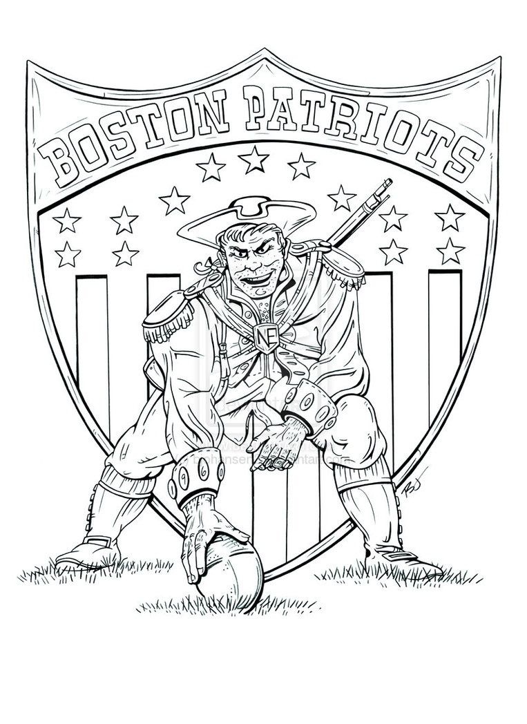 763x1048 New England Patriots Football Coloring Pages