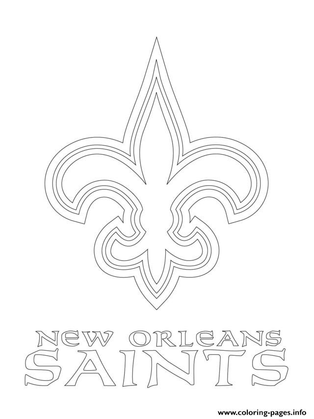 640x853 New Orleans Saints Logo Football Sport Coloring Pages Printable