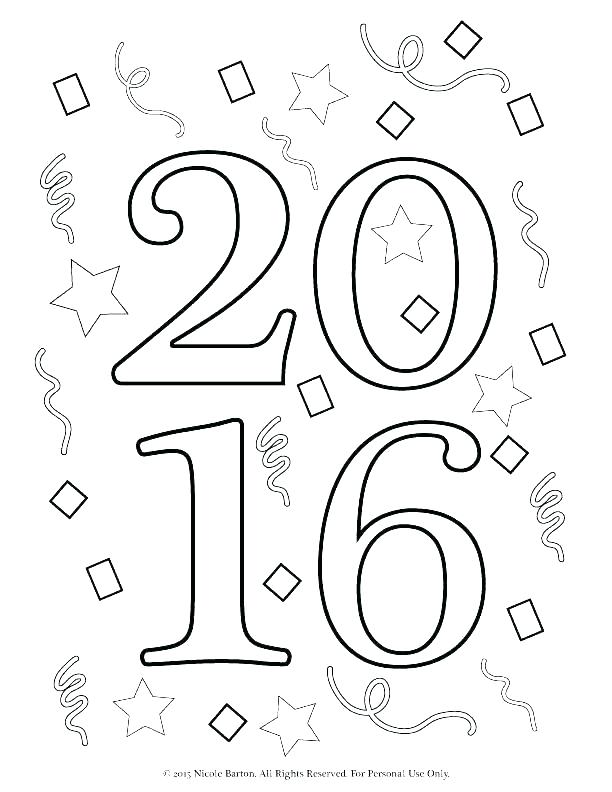 612x792 New Year Coloring Pages Happy New Year Free Leap Year Coloring