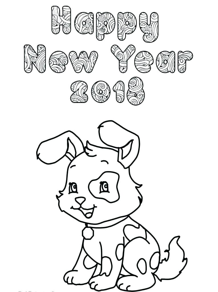 765x1024 New Year Coloring Sheets Happy New Year Colouring Sheet